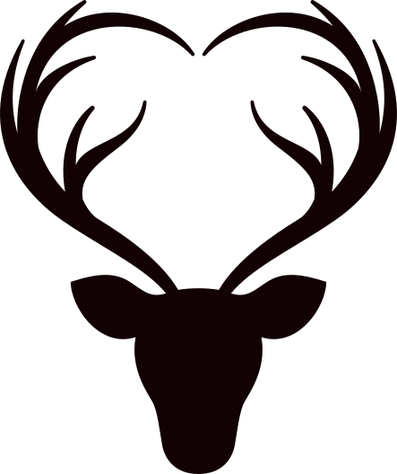 Deer Head Heart